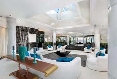 The grand room inside the MC Hammer estate, Fremont